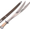 DOPPIA SCIABOLA WUSHU LAMA FLESSIBILE + FODERO LEGNO ECONOMICA