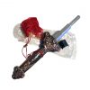 SPADA TELESCOPICA LAMA RIGIDA CON DECORAZIONE LUNGHEZZA LAMA 68 CM CUSTODIA PLASTICA