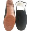 SCARPE KUNG FU TELA NERE SUOLA GOMMA