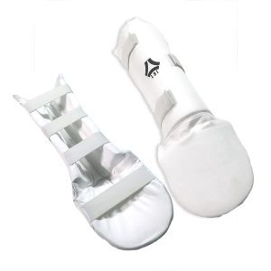 PARATIBIA/PIEDE KARATE COTONE CON VELCRI