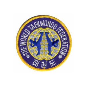 DISTINTIVO RICAMATO TAEKWONDO