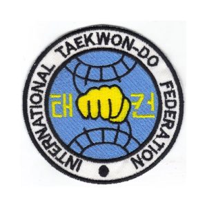 DISTINTIVO RICAMATO TAEKWONDO