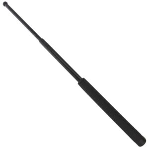 BASTONE TELESCOPICO MANICO IN GOMMA 66 CM. CON CUSTODIA