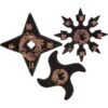 SET 3 STELLE NINJA IN GOMMA